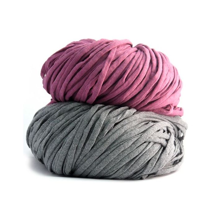 EKO Mini - 80% Recycled tube yarn for crocheting 